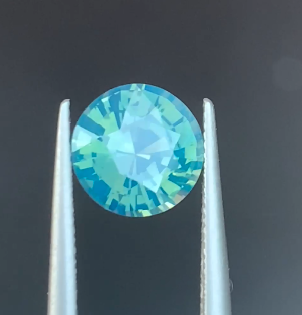 2.09 ctw Natural Opalescent Yellowish green Sapphire